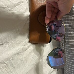 Ray ban mirrored aviators